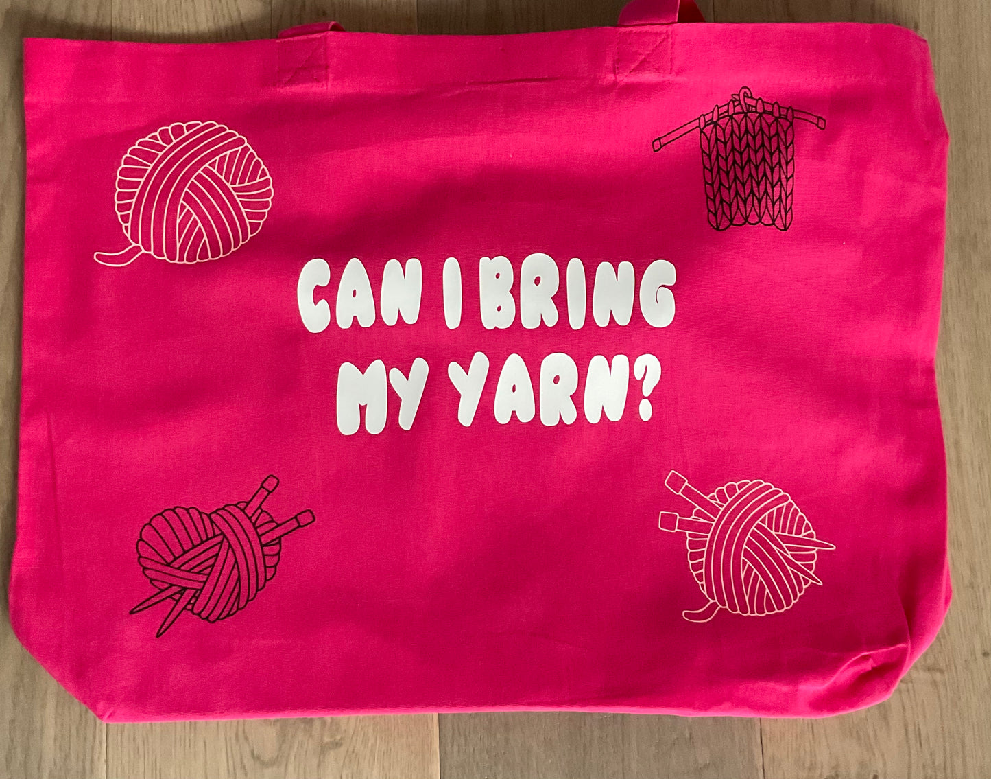 Can I bring My Yarn? Tote Bags