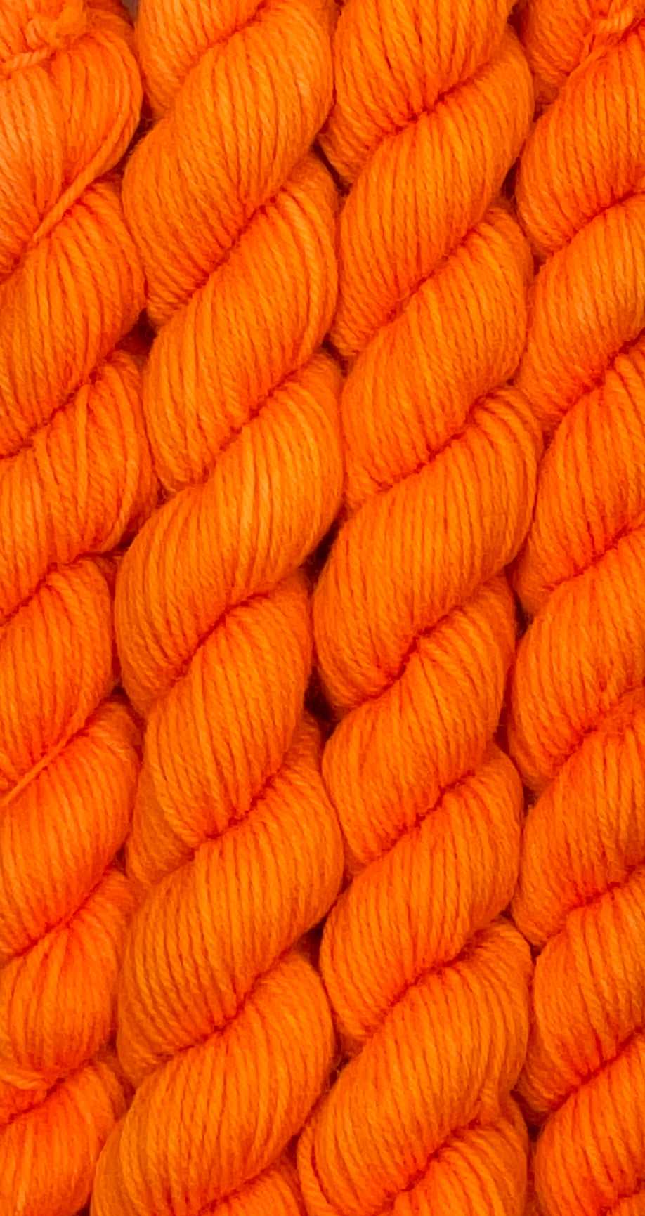 Mini Safety Vest Orange Fingering Skein