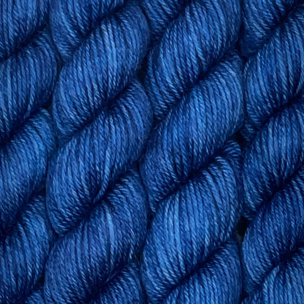 Mini Blueberry Fingering Skein