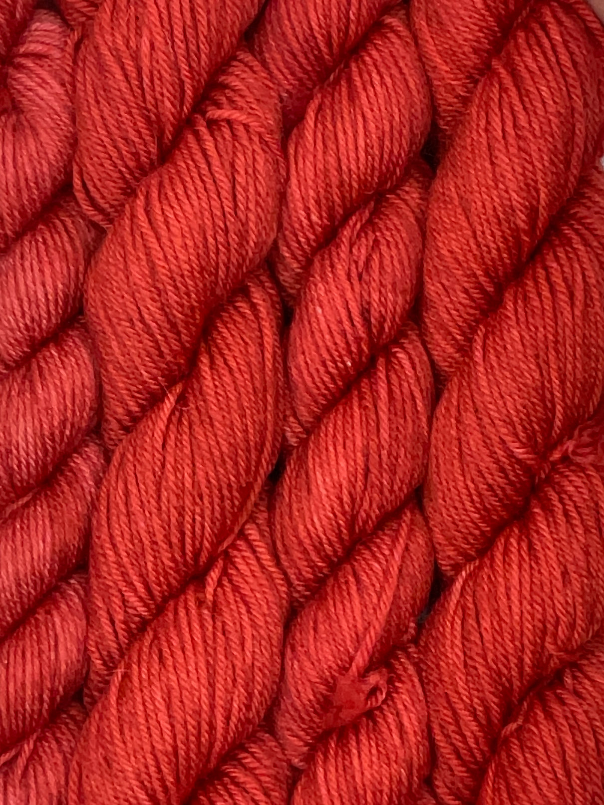Mini Strawberry Fingering Skein
