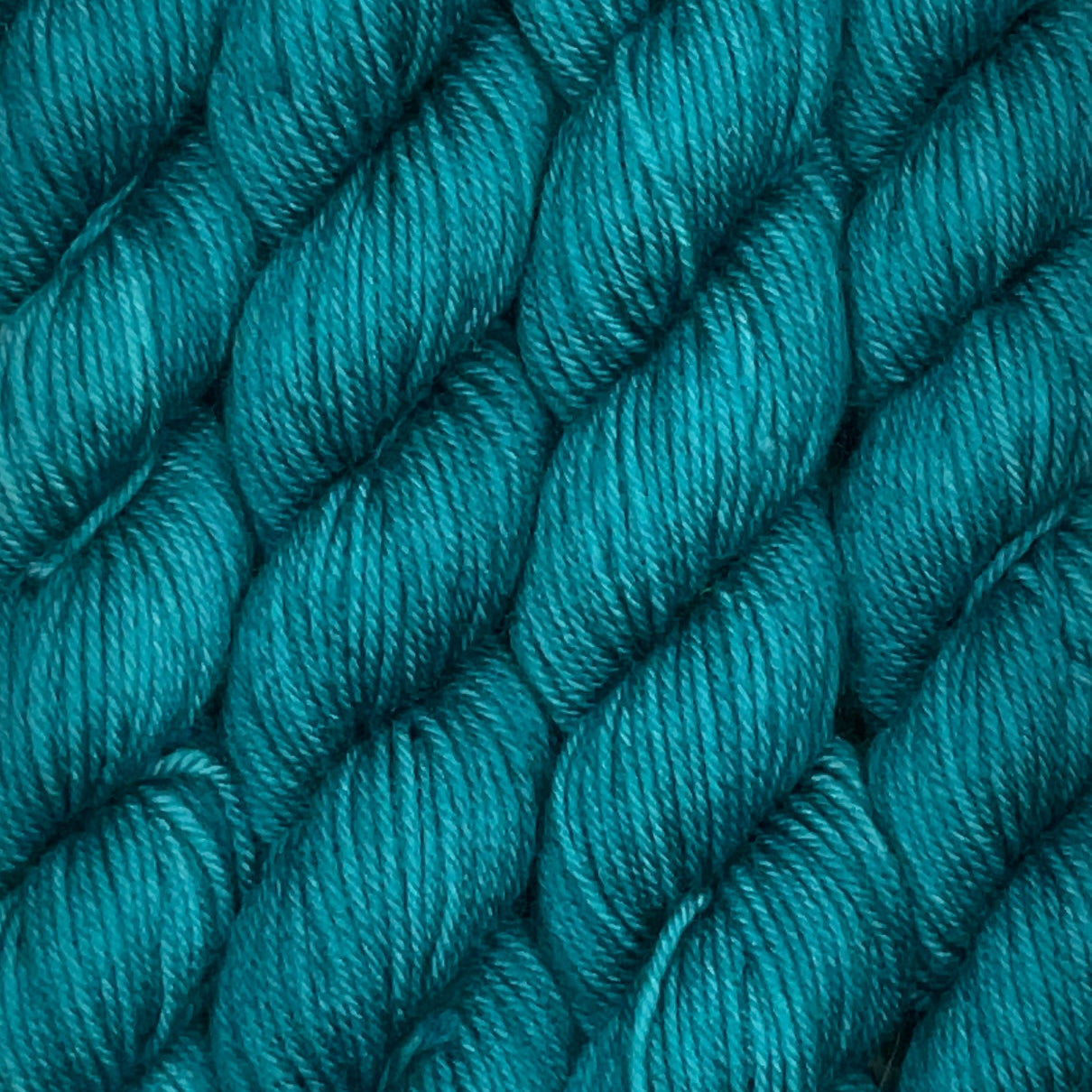 Mini Fingering Teal Skein