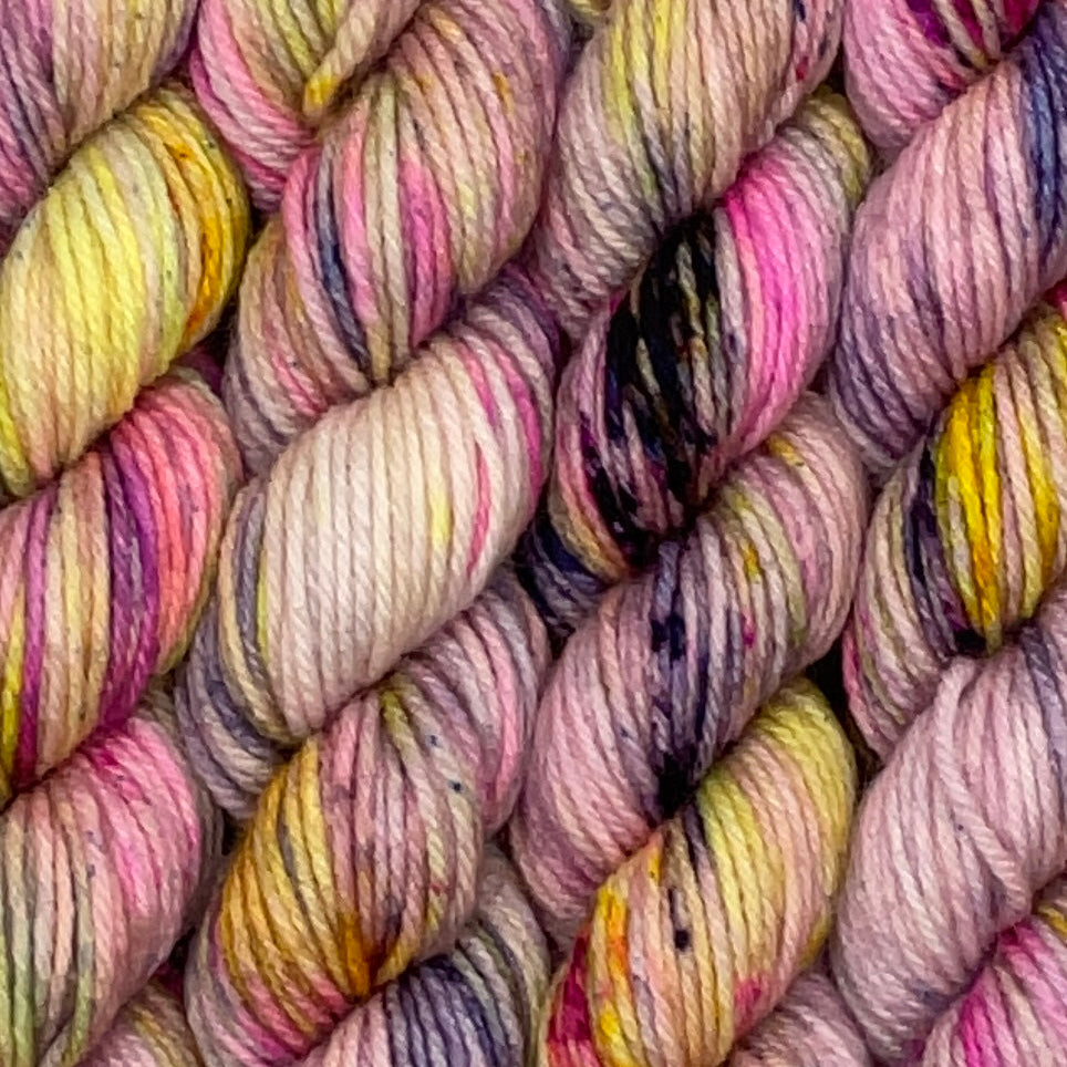 Mini Lavender Lemonade Fingering Skein