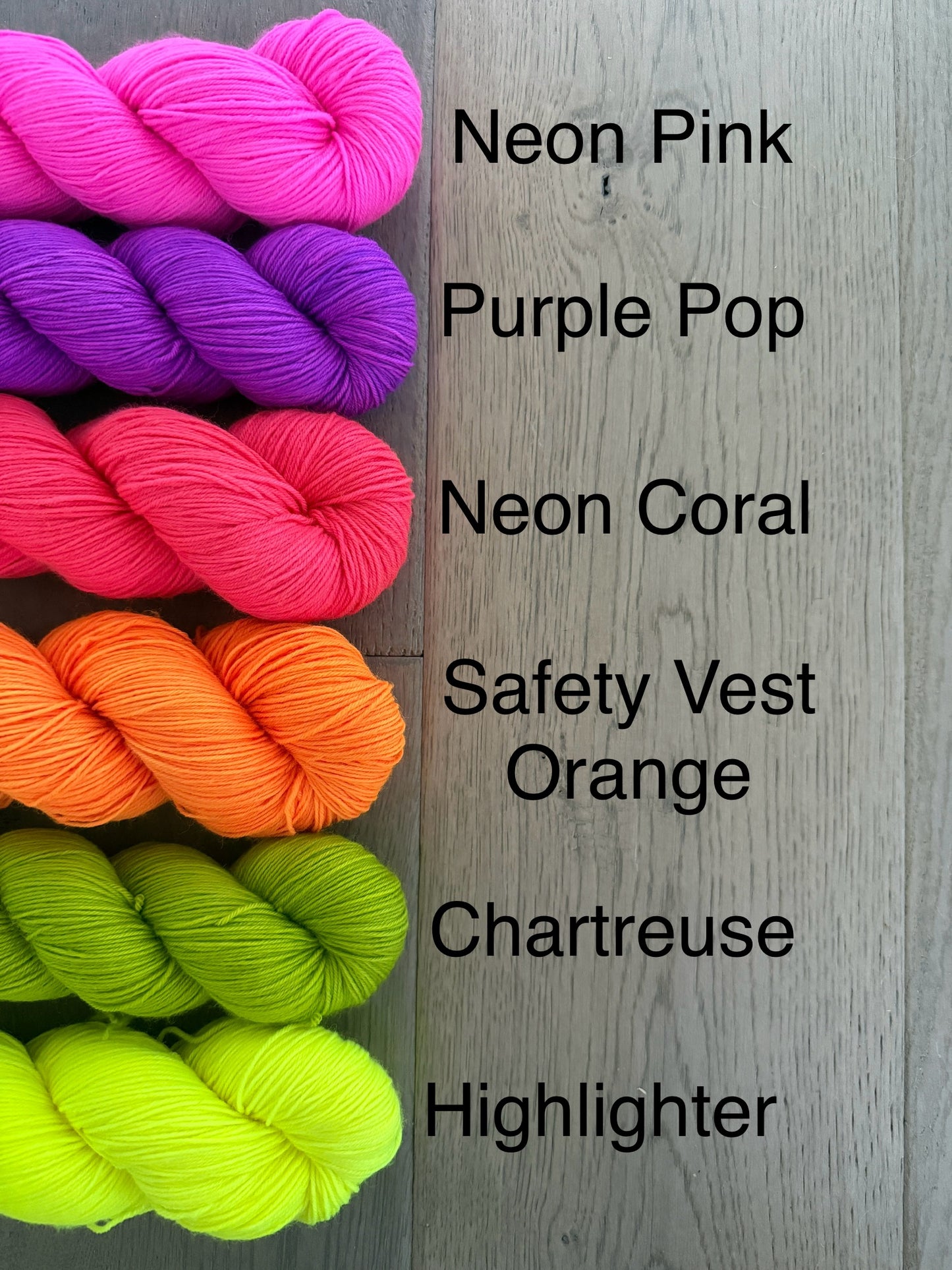 Neon Pink Fingering Yarn