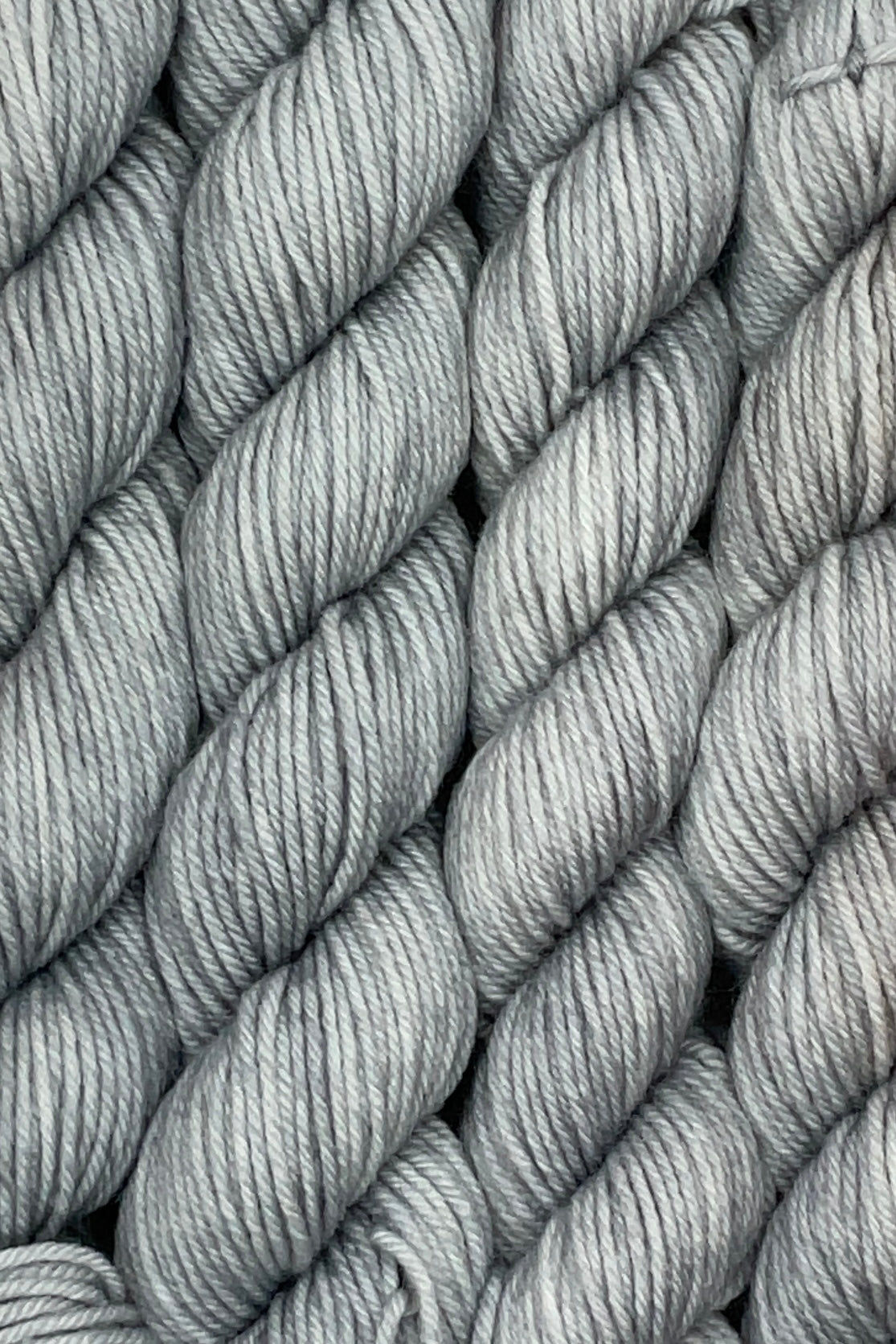 Mini Silver Fingering Skein
