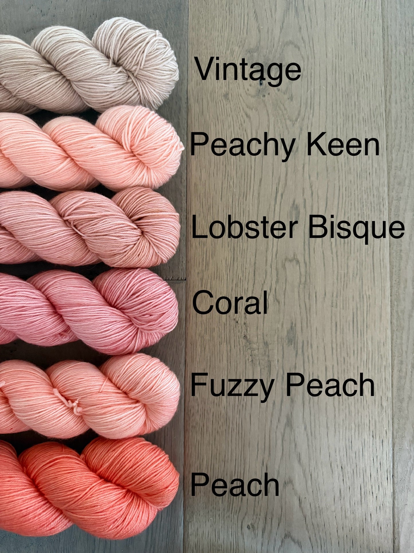 Worsted Peach Yarn