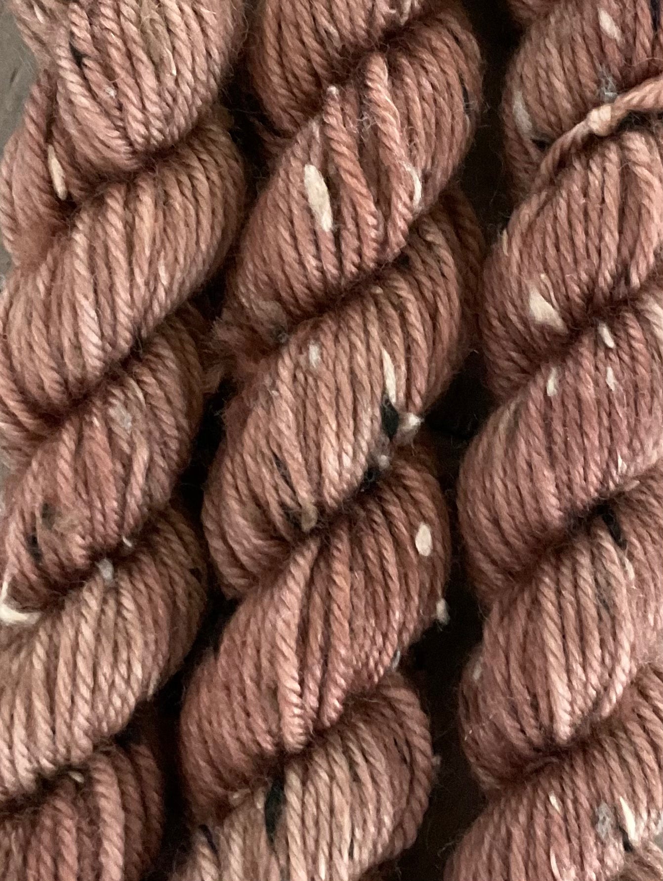 Mini DK Tweed Cinnamon Skein