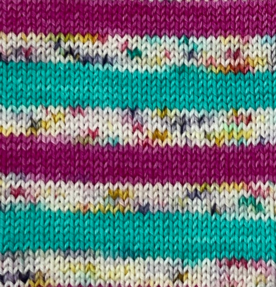 Sugar Cookie Fingering Self-Striping Sock Set