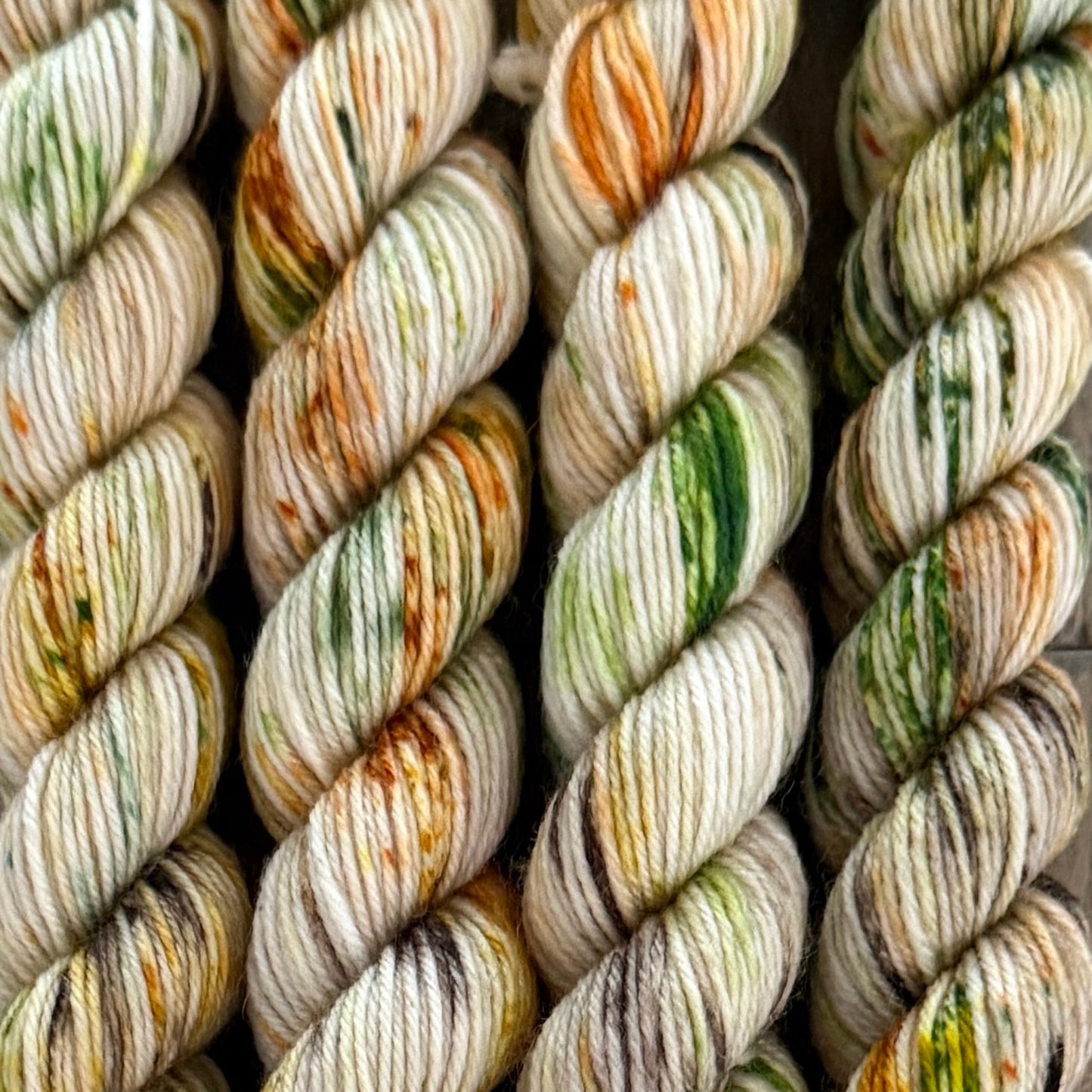 Mini Pumpkin Patch Fingering Skein