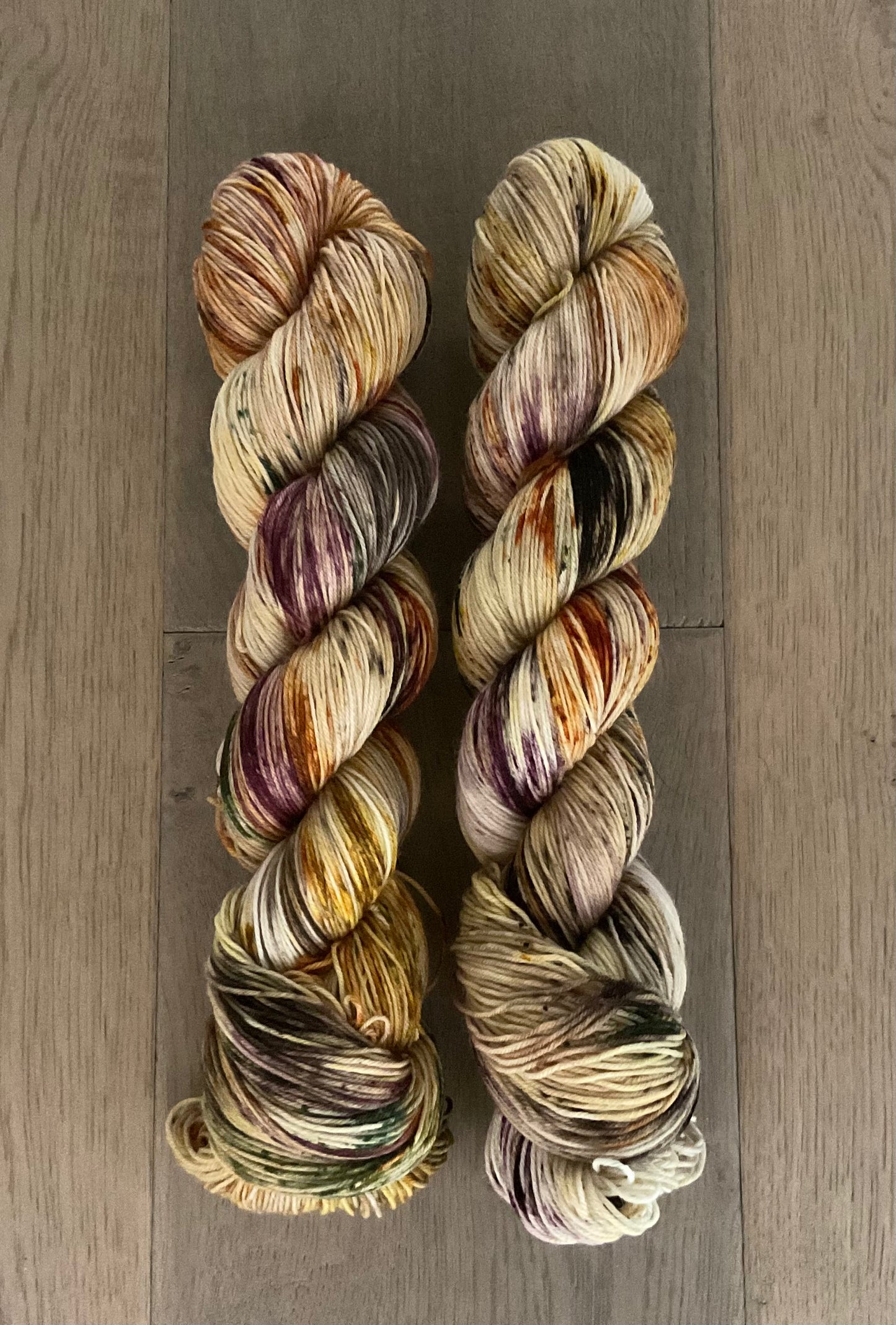 Crunchy Leaves Fingering Yarn