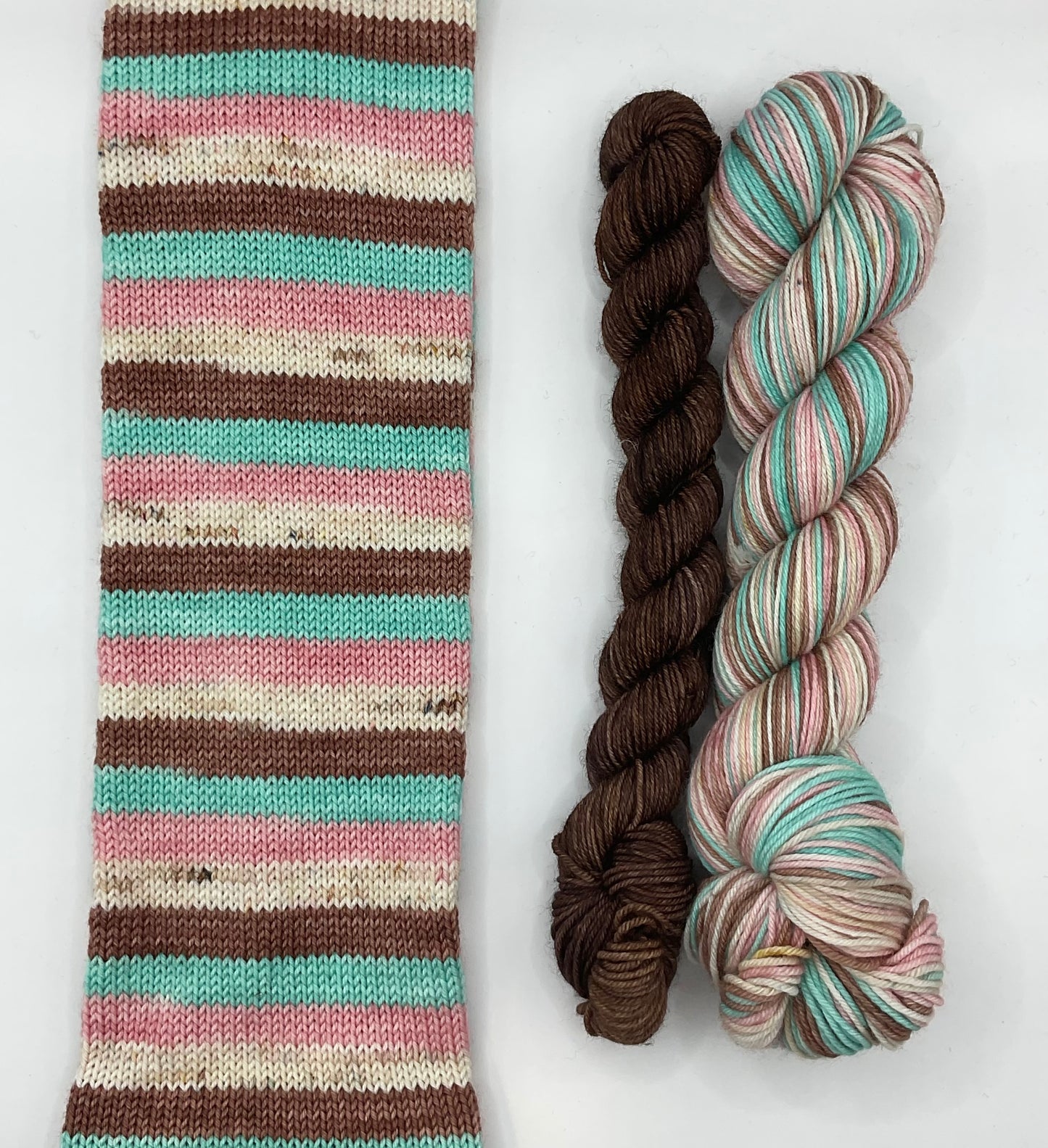 Easter Basket Fingering Self-Striping Sock Set