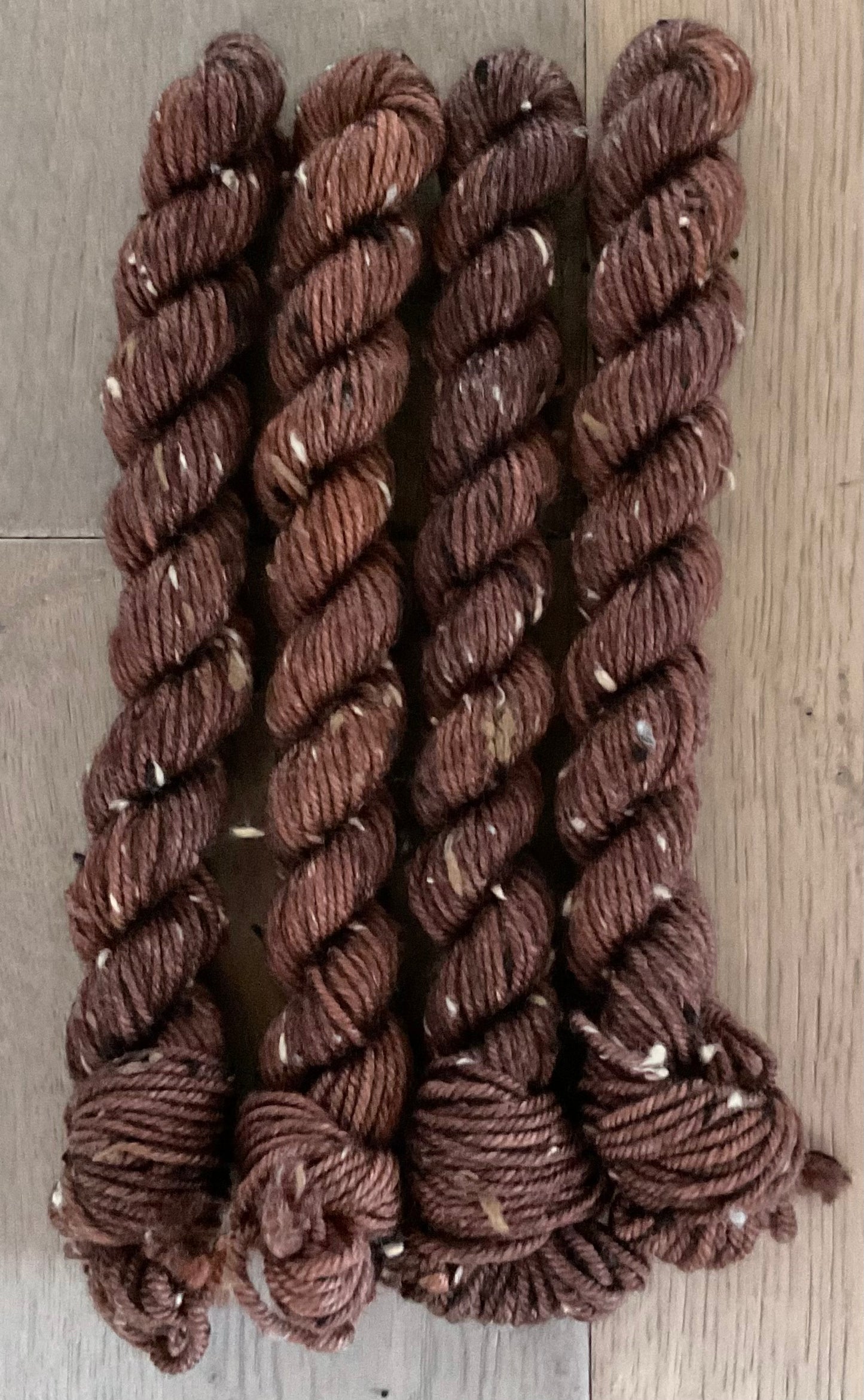 Mini DK Tweed Chestnut Skein