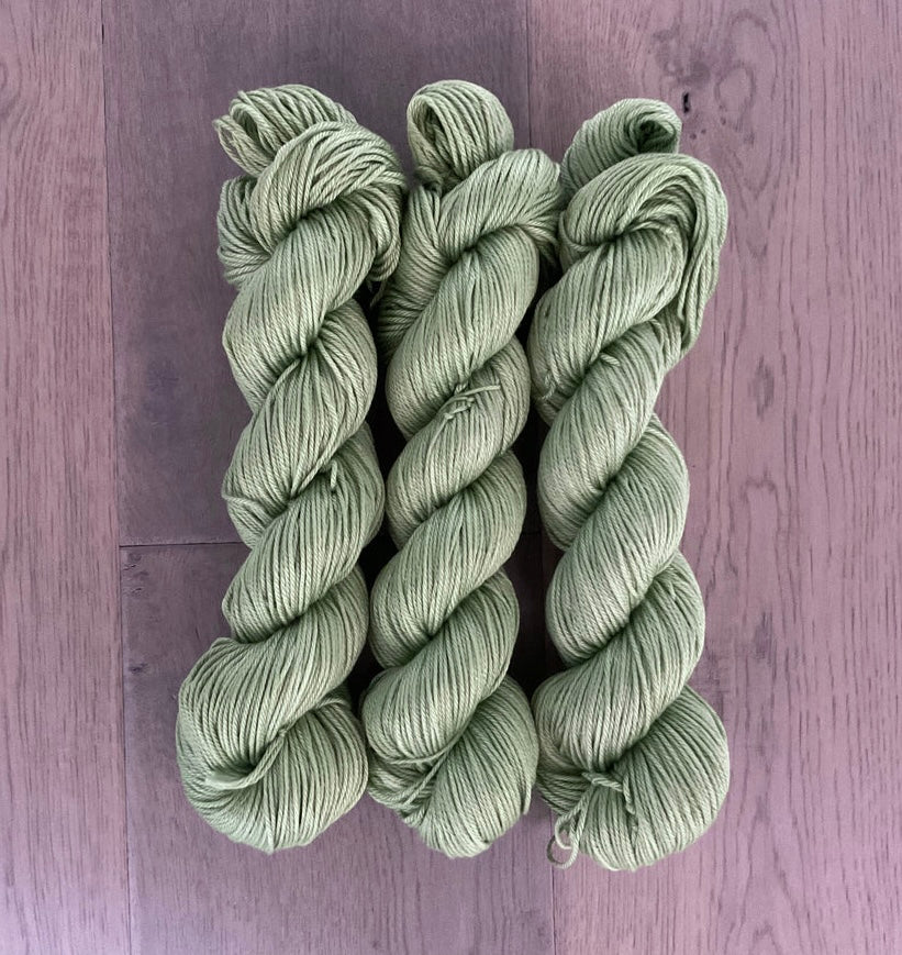 Fingering Pima Cotton Green Apple