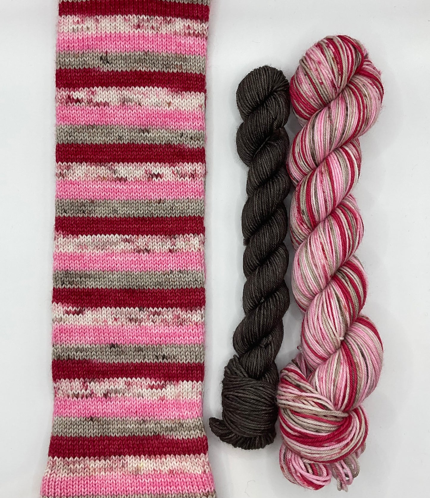 Pinkmas Fingering Self-Striping Sock Set