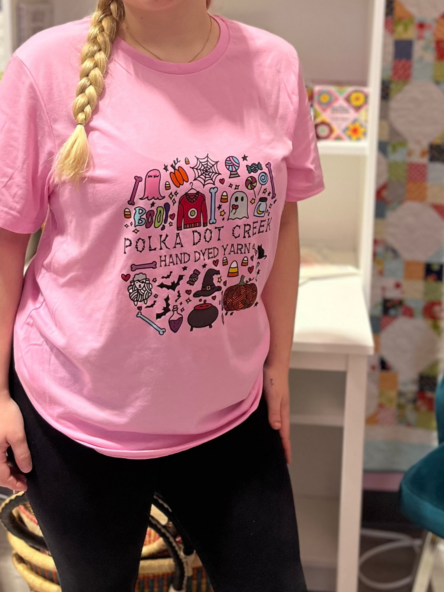 Halloween Polka Dot Creek Shirt 100% Cotton