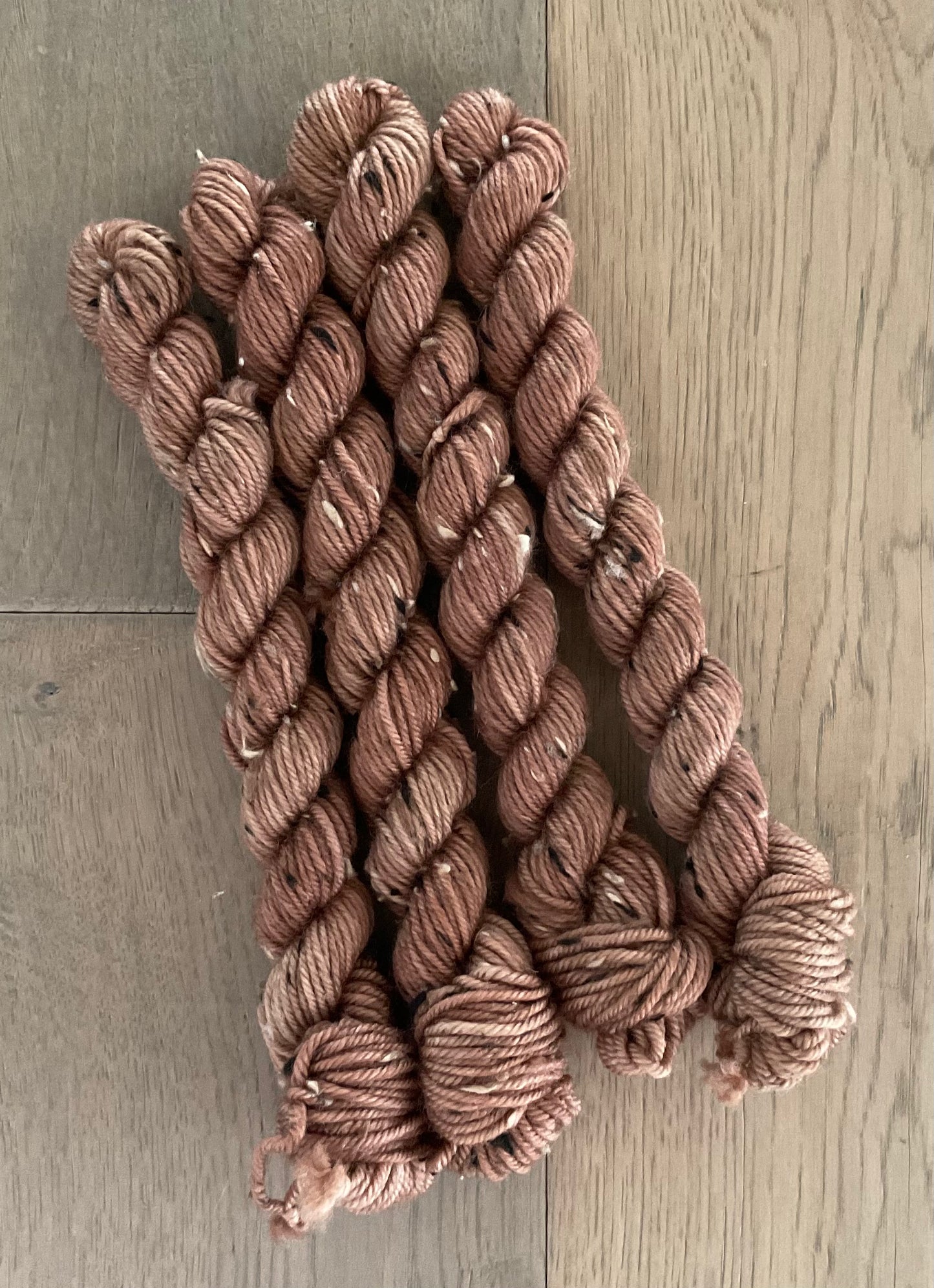 Mini DK Tweed Cinnamon Skein