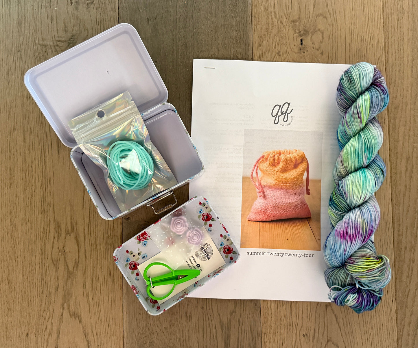 Sagaponack Sack Kits for World Wide Knit in Public Day