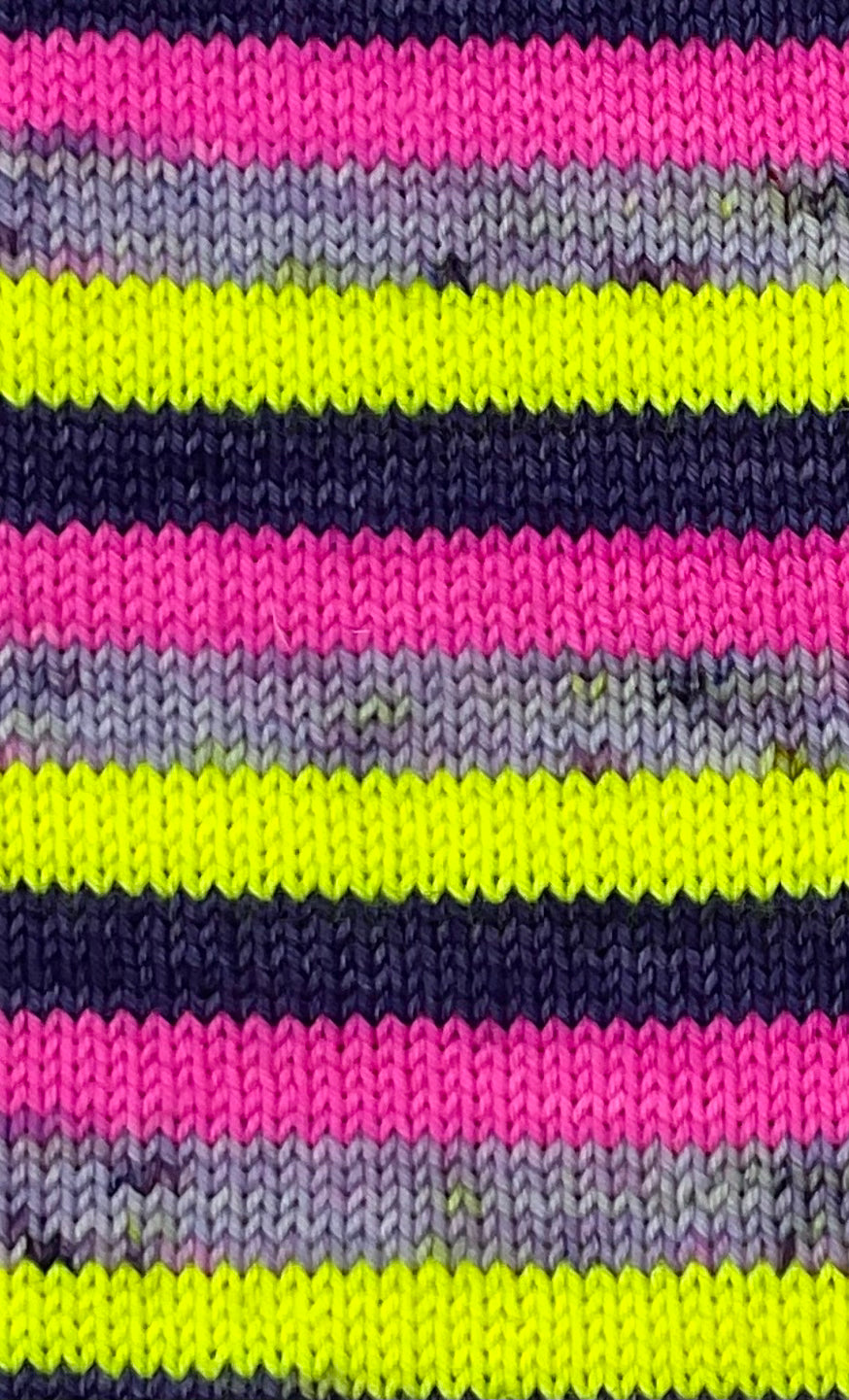Lavender Lemonade Fingering Self striping sock set