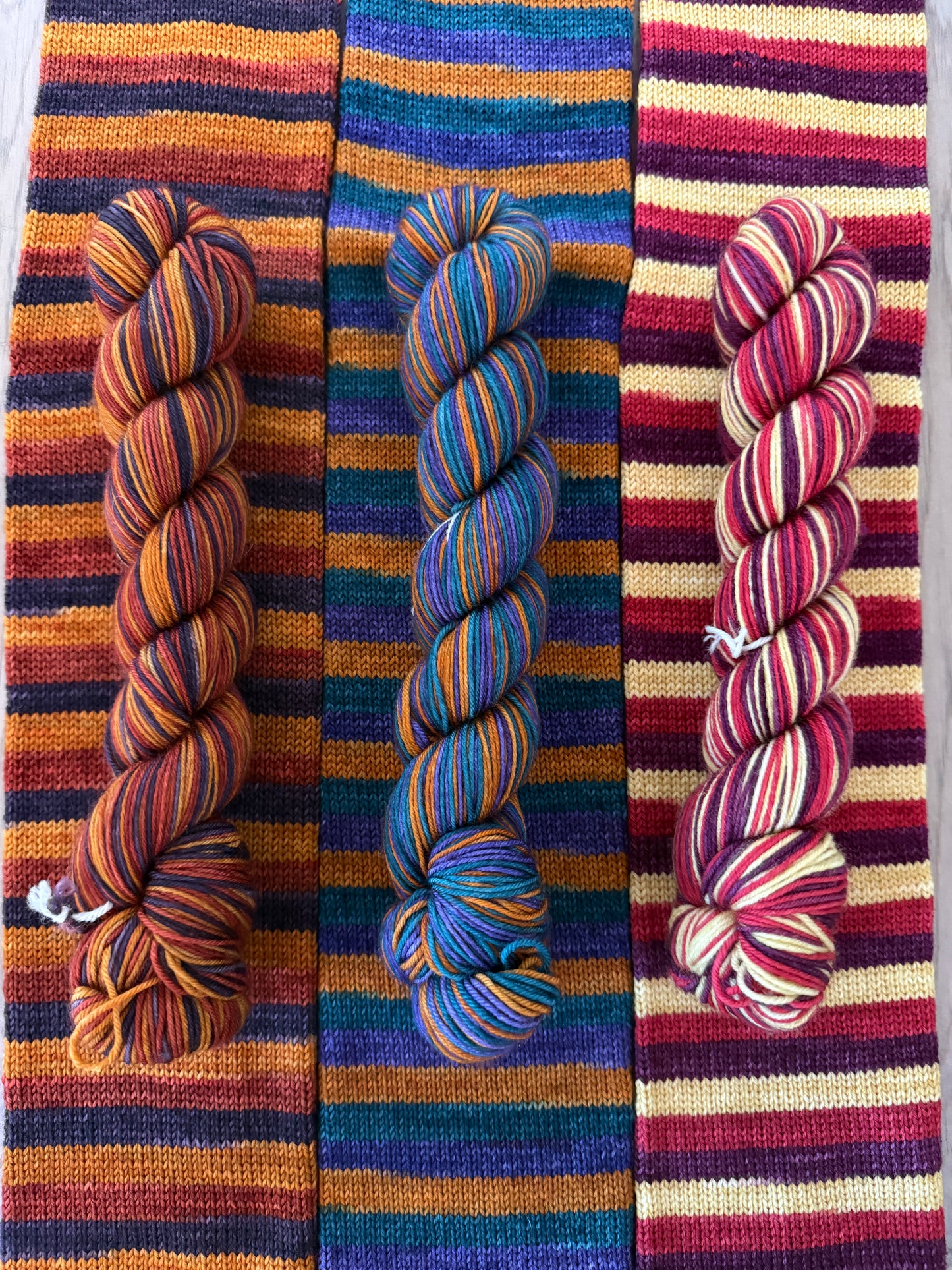 Sanderson Sisters 3 Pack Fingering Self Striping Sock Sets