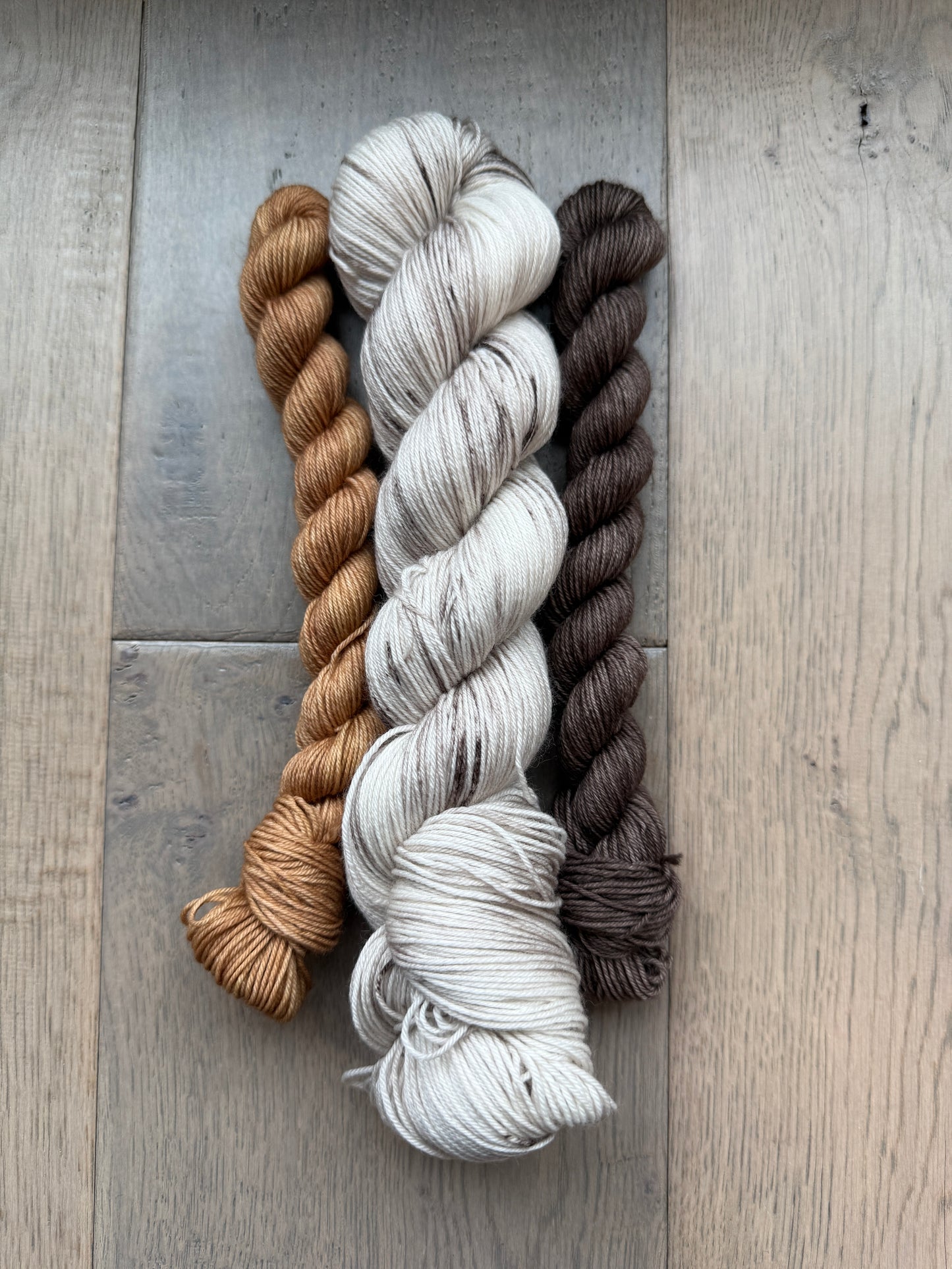 Cookies and Cream Fingering Sock Set