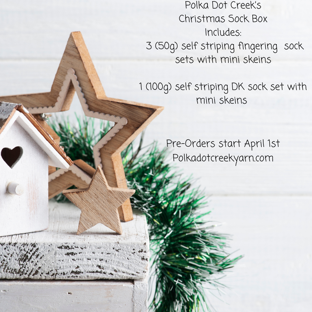 **PRE-ORDER ** Christmas Box of Socks Yarn Advent