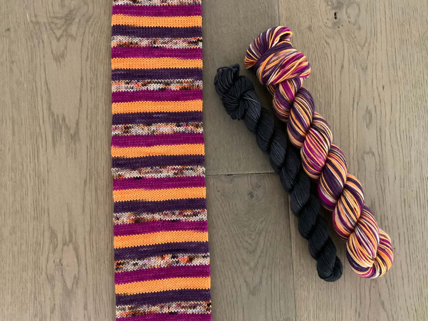 Galloween Fingering Self Striping Sock Set
