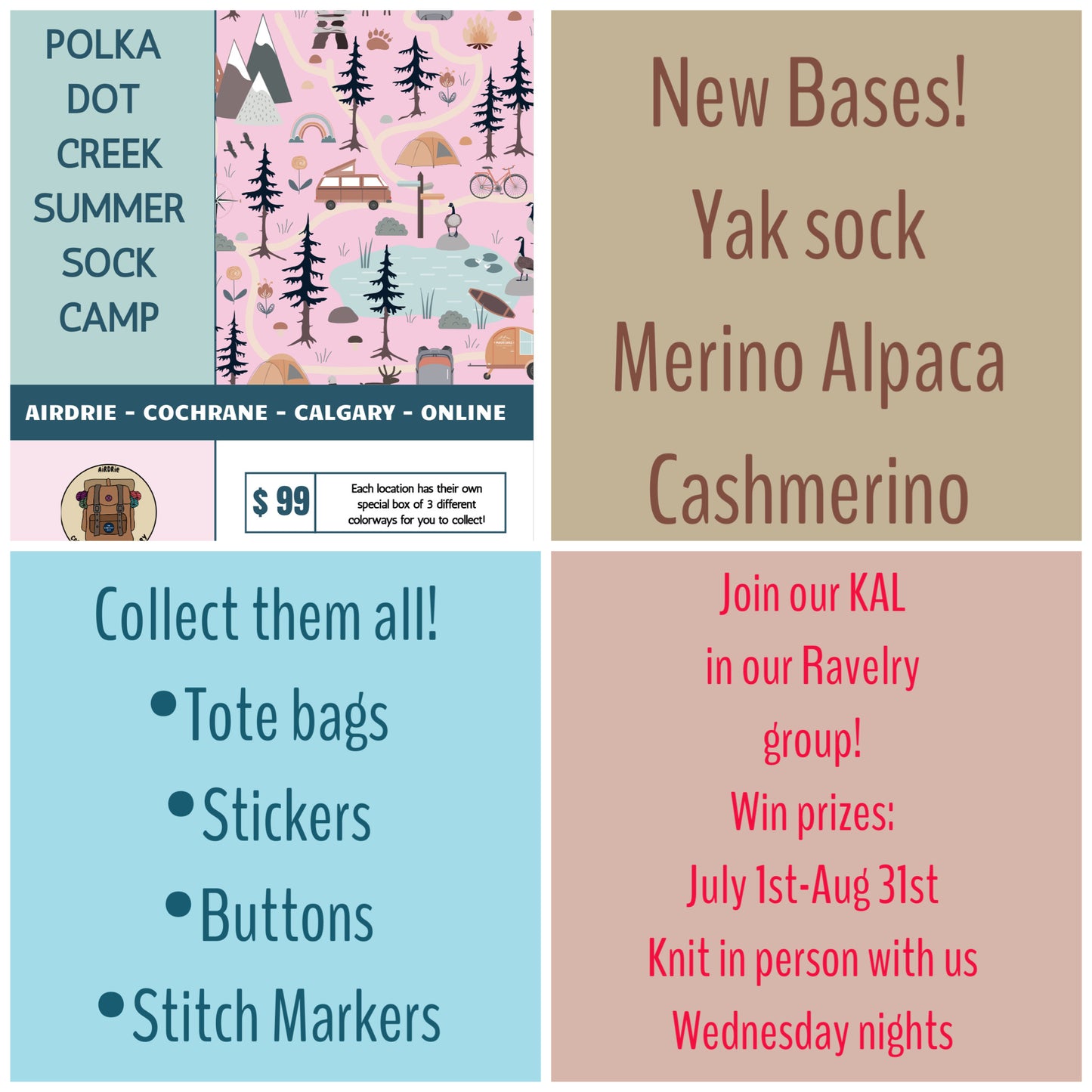 Summer Sock Camp!-Pre-order now!