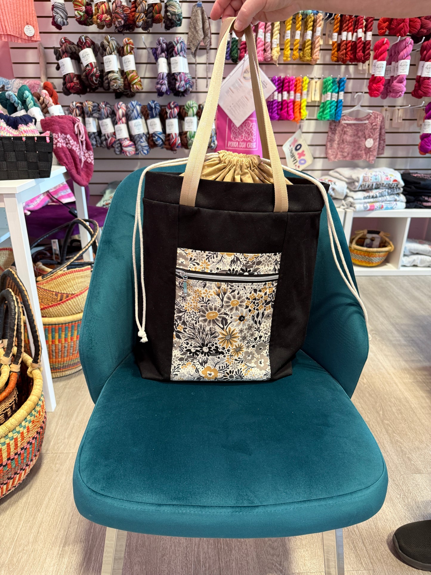 Large Firefly totes by Creek Garden Crafts