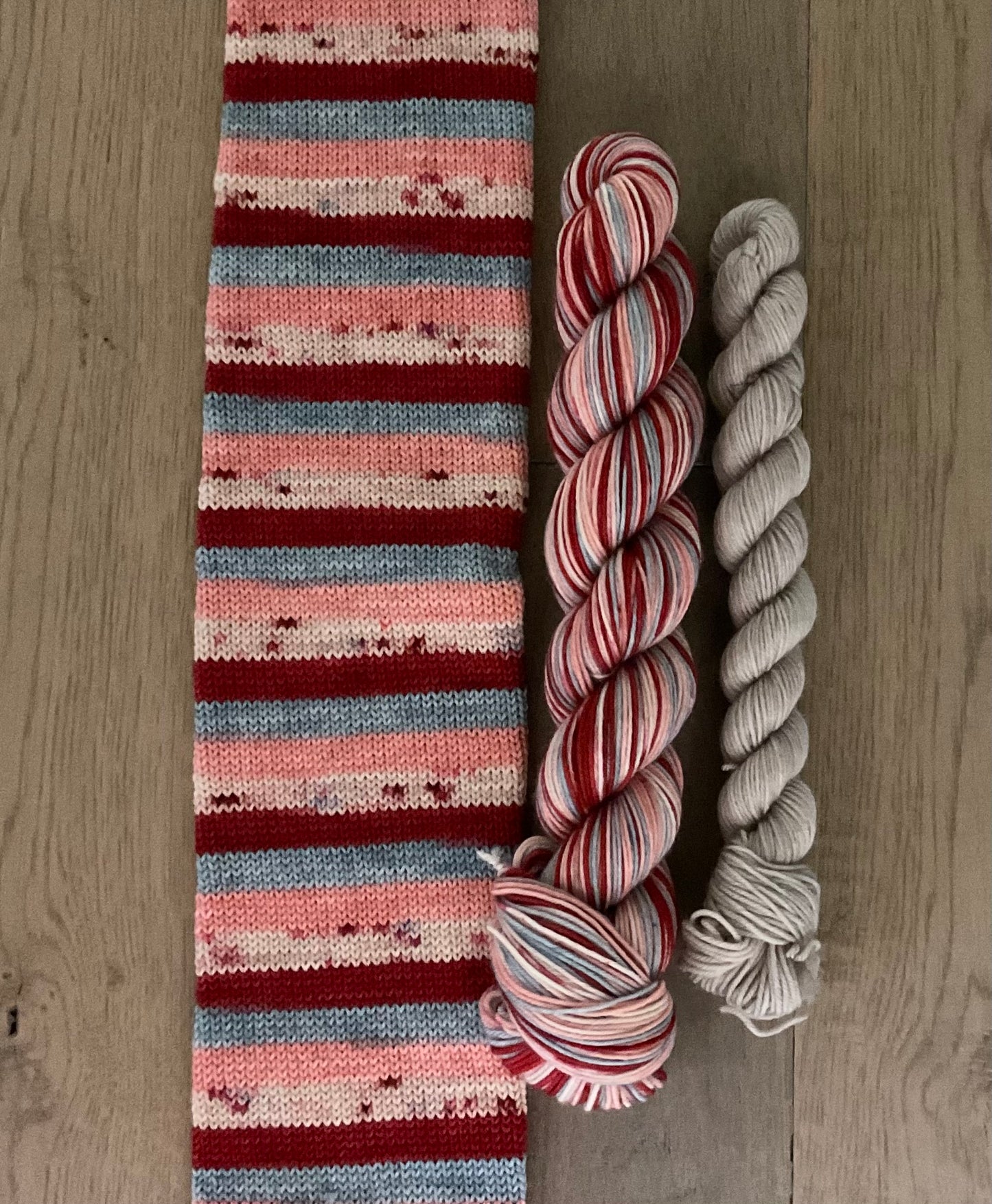 Vintage Valentine Fingering Self-Striping Sock Set