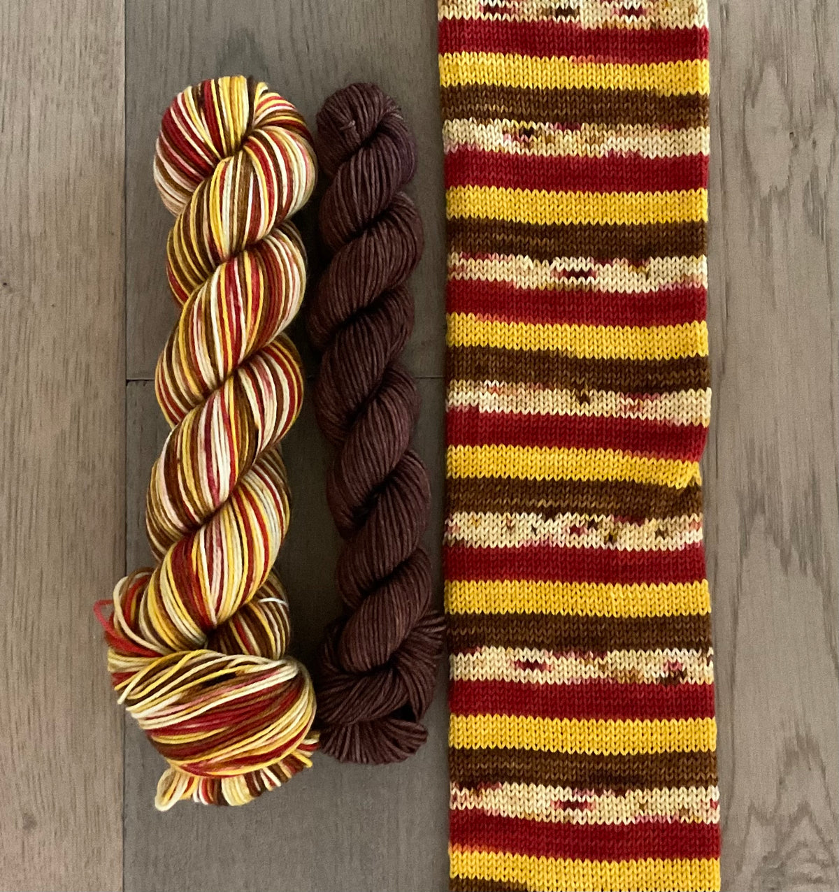Belle Self Striping Sock Set
