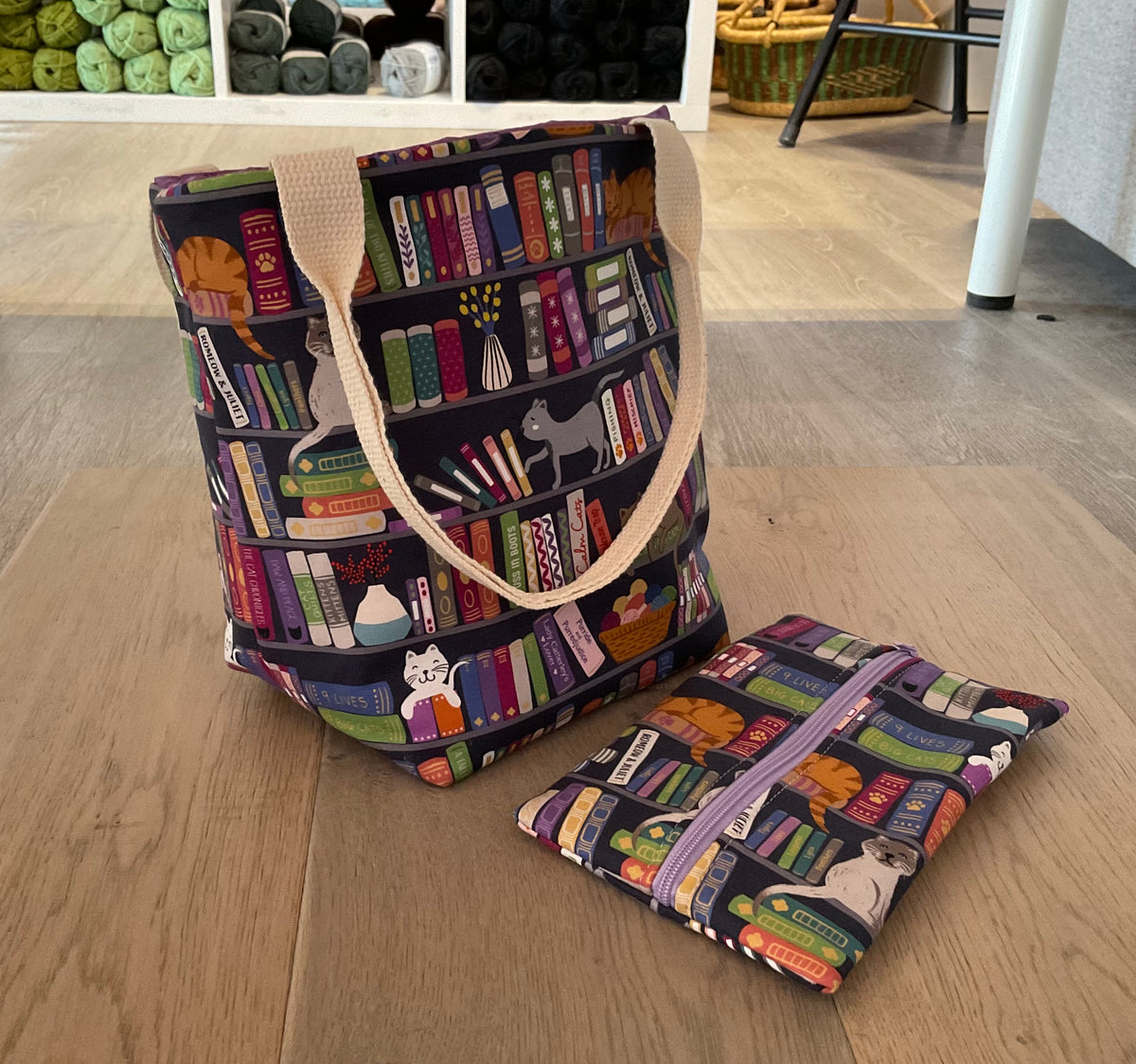Knit City Book Bags