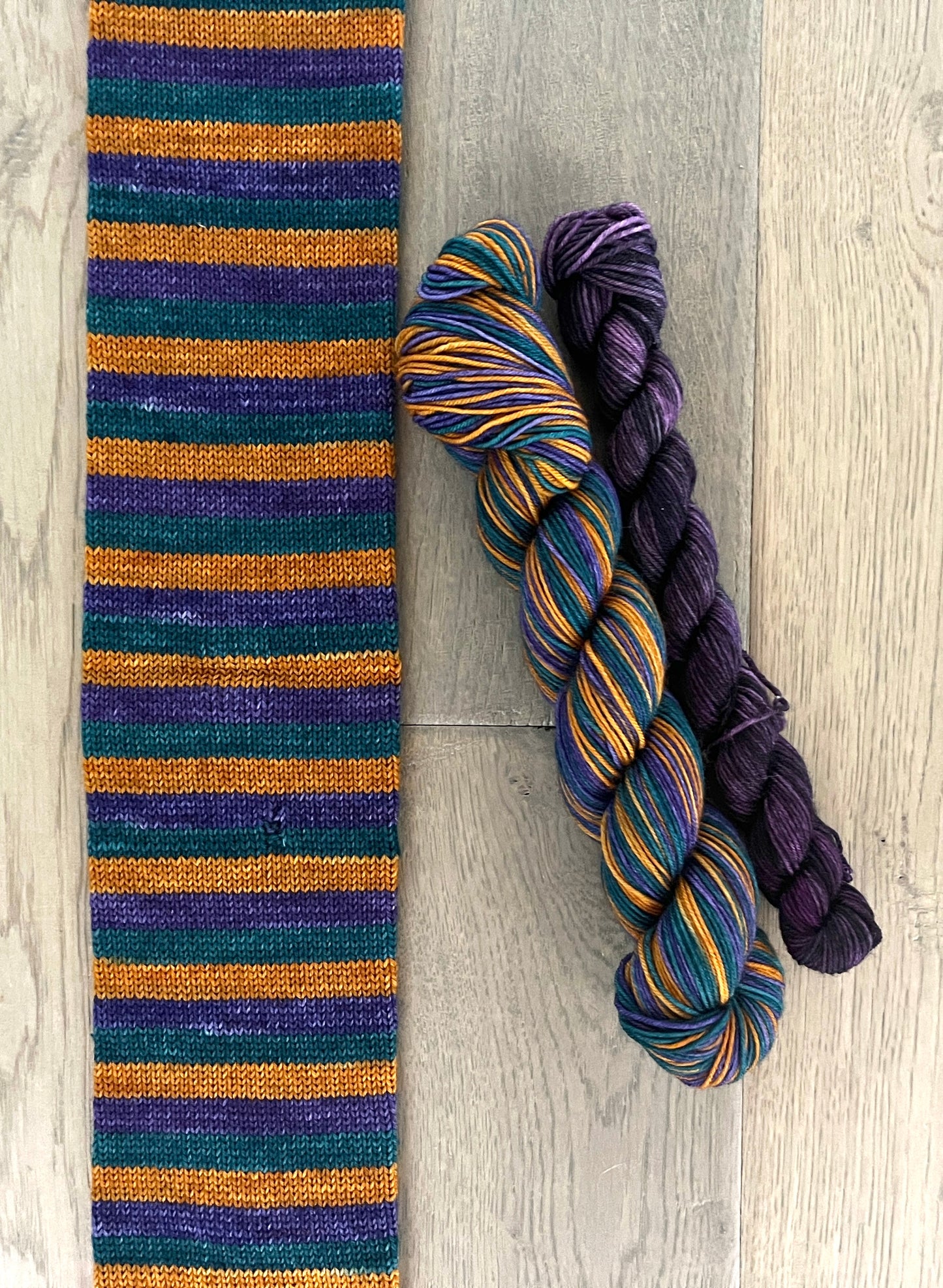 Winnie Sanderson Fingering Self-Striping Sock Set