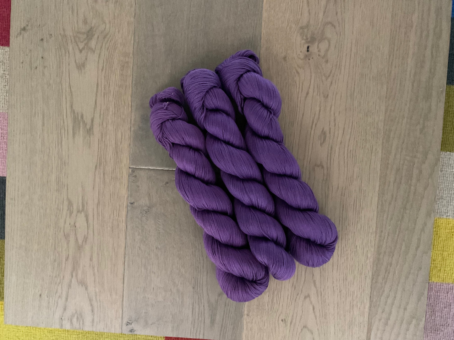 Fingering Pima Cotton-Purple