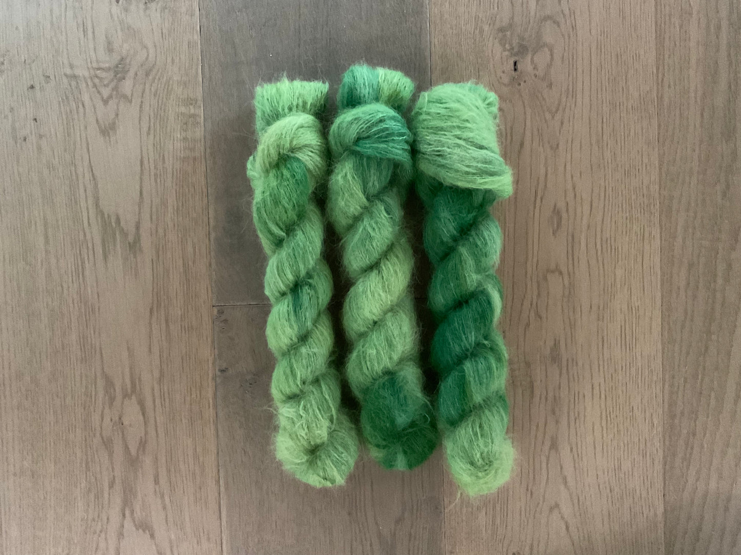 Dill Pickle Suri Alpaca Silk Skein