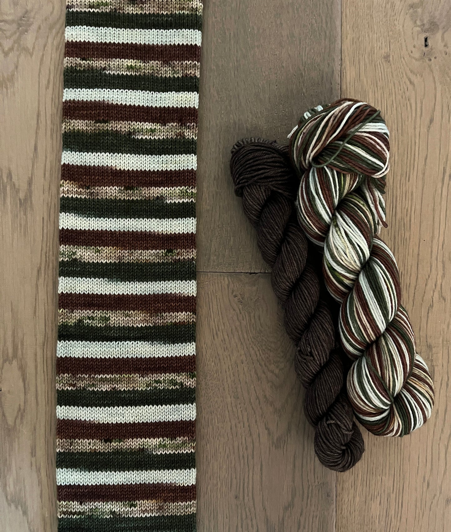 Christmas Tree Farm Fingering Self-Striping Sock Set