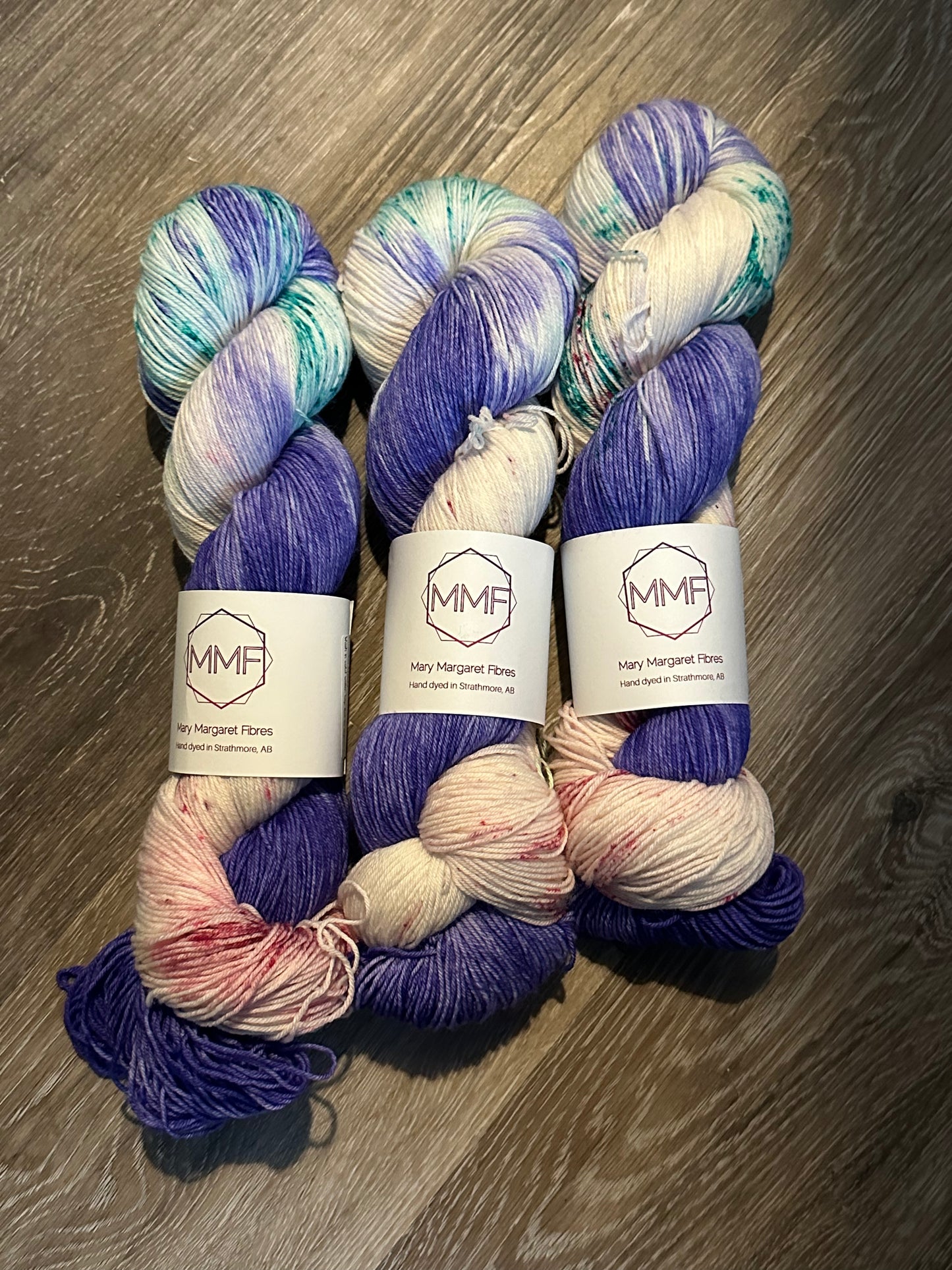 MMF Purple Starling on Fingering Skein