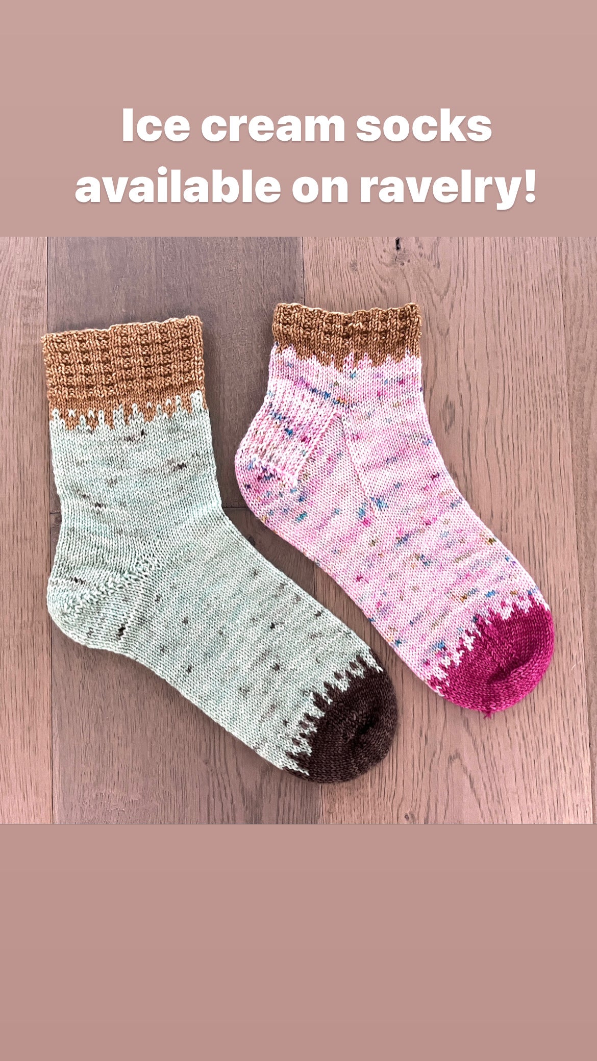 Ice Cream Socks - PDF Download