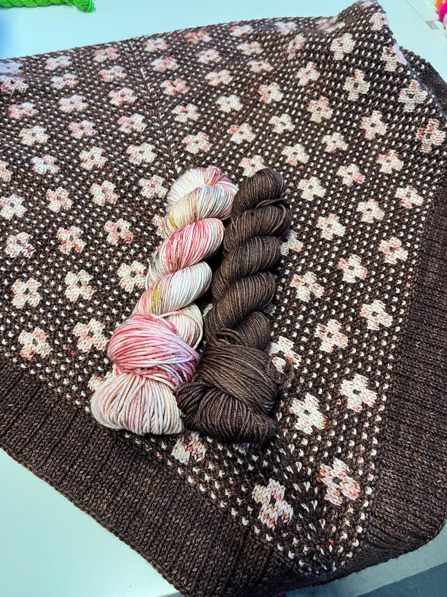 Pressed Flowers Shawl Sets