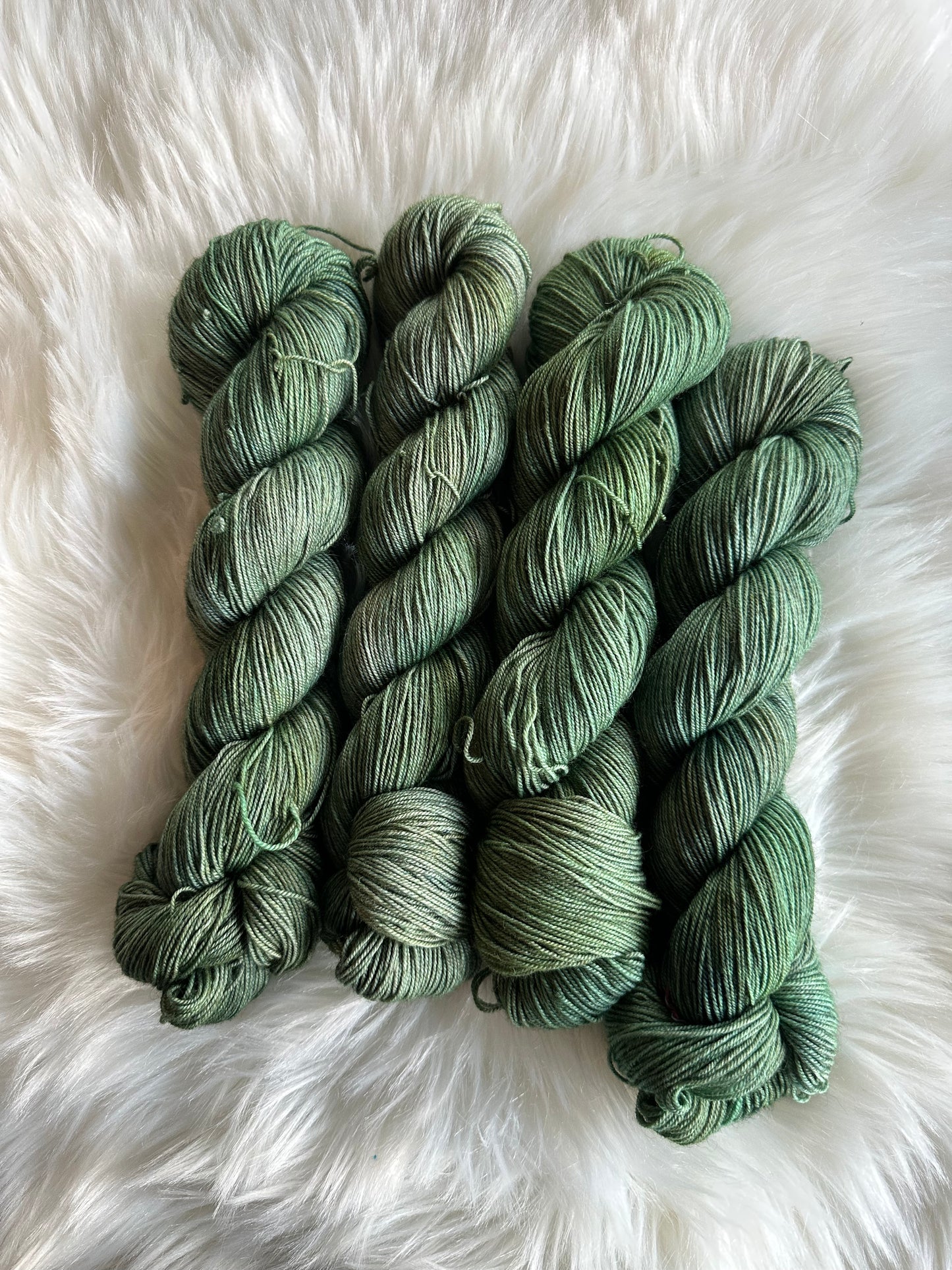 MMF Pistachio on Yak Fingering Skein