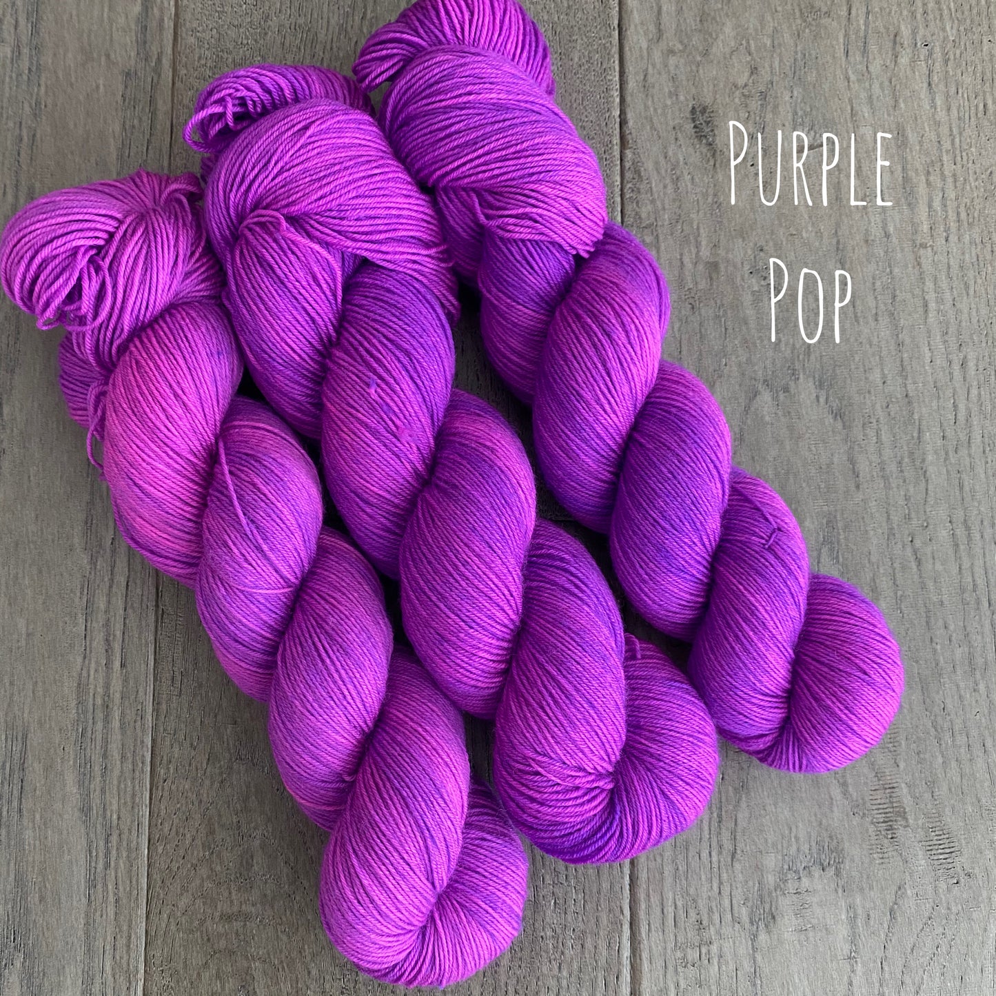 Purple Pop Fingering Yarn