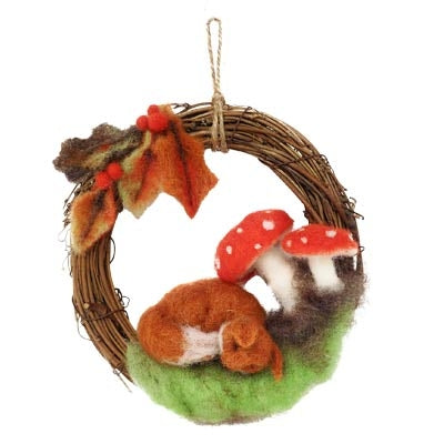 Crafty Kit Co- Needle Felting Wreath Kits