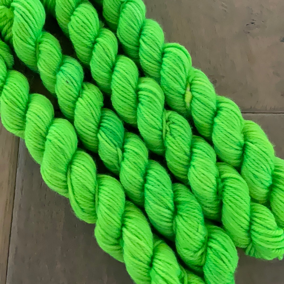 Mini Worsted Limeaid Skein
