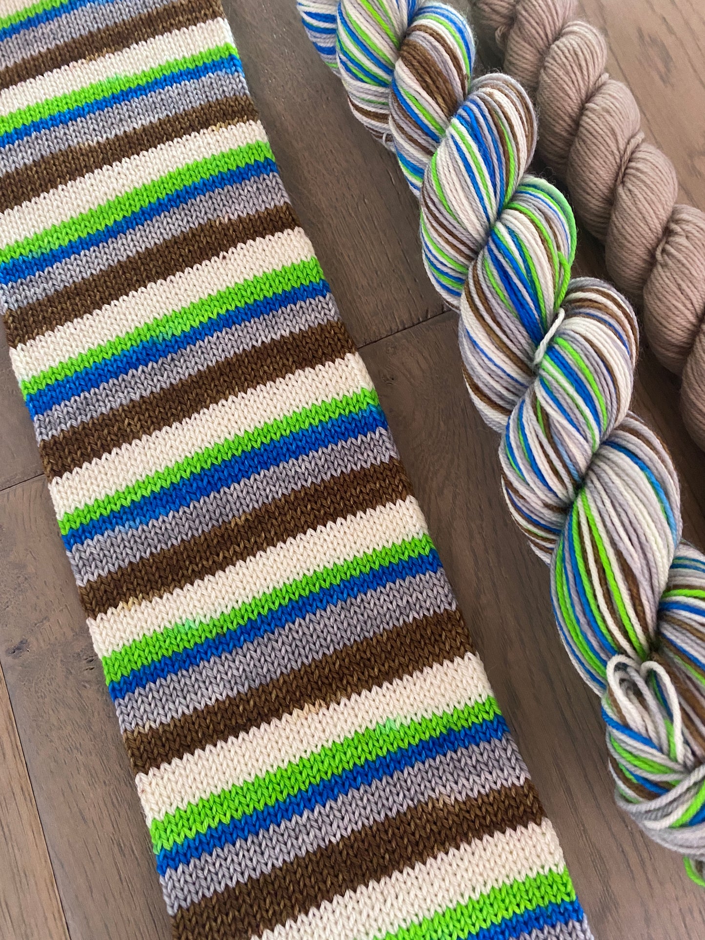 Star Wars Inspired “The CHOSEN one” Fingering Self-Striping Sock Set