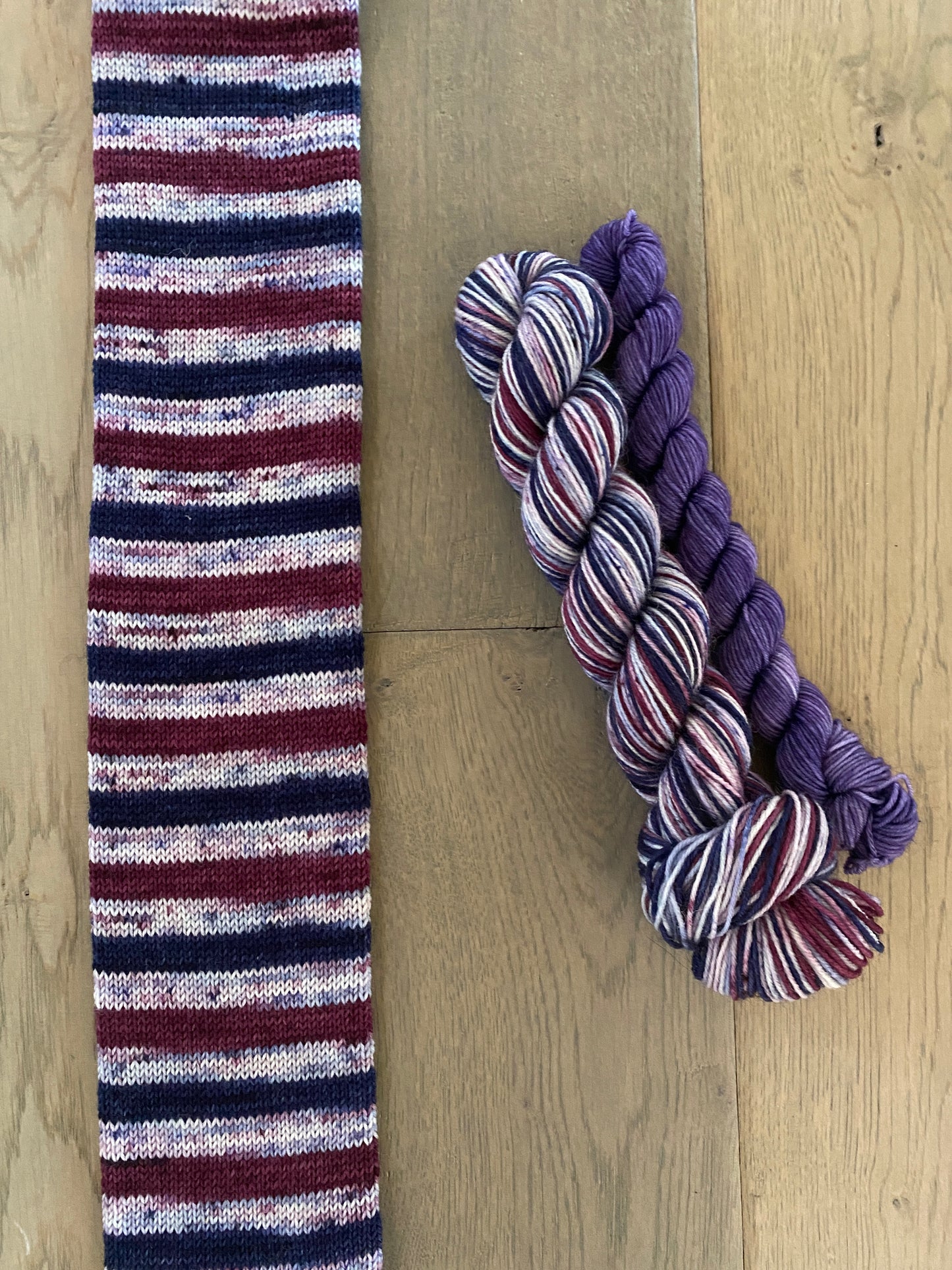Iced Berries Fingering Self-Striping Sock Set