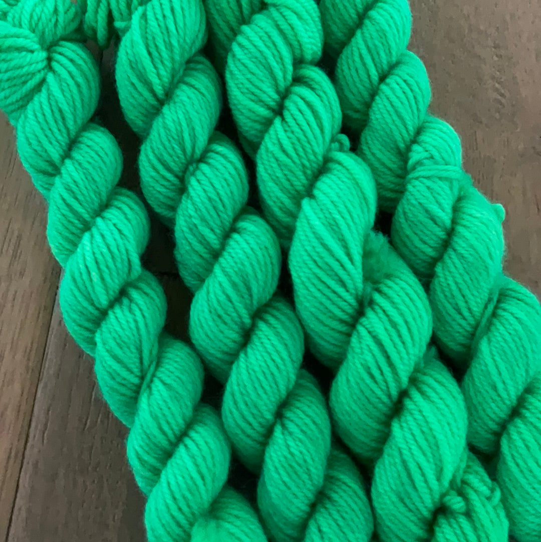 Mini Worsted Spearmint Skein