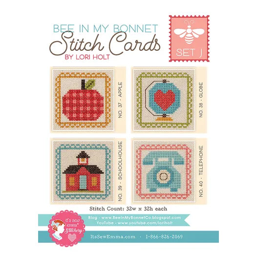 Stitch Cards - Set J
