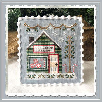 Snow Village Series #4- Peppermint Parlor