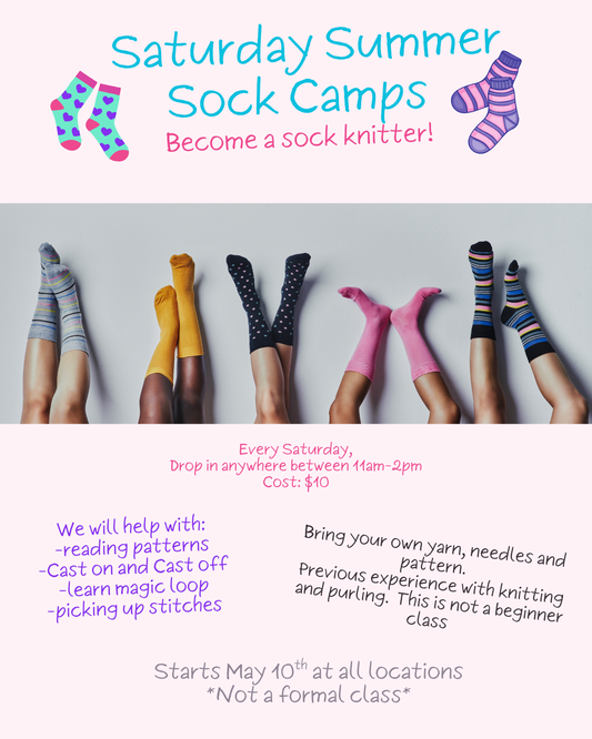 SATURDAY SUMMER SOCK CAMPS