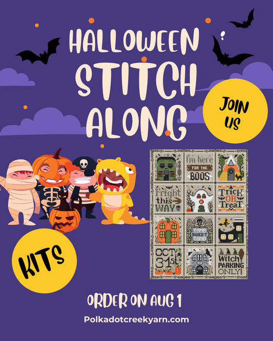 Halloween Block Party Cross Stitch Kit
