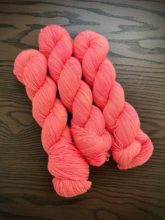 MMF Watermelon Kisses Fingering Skein