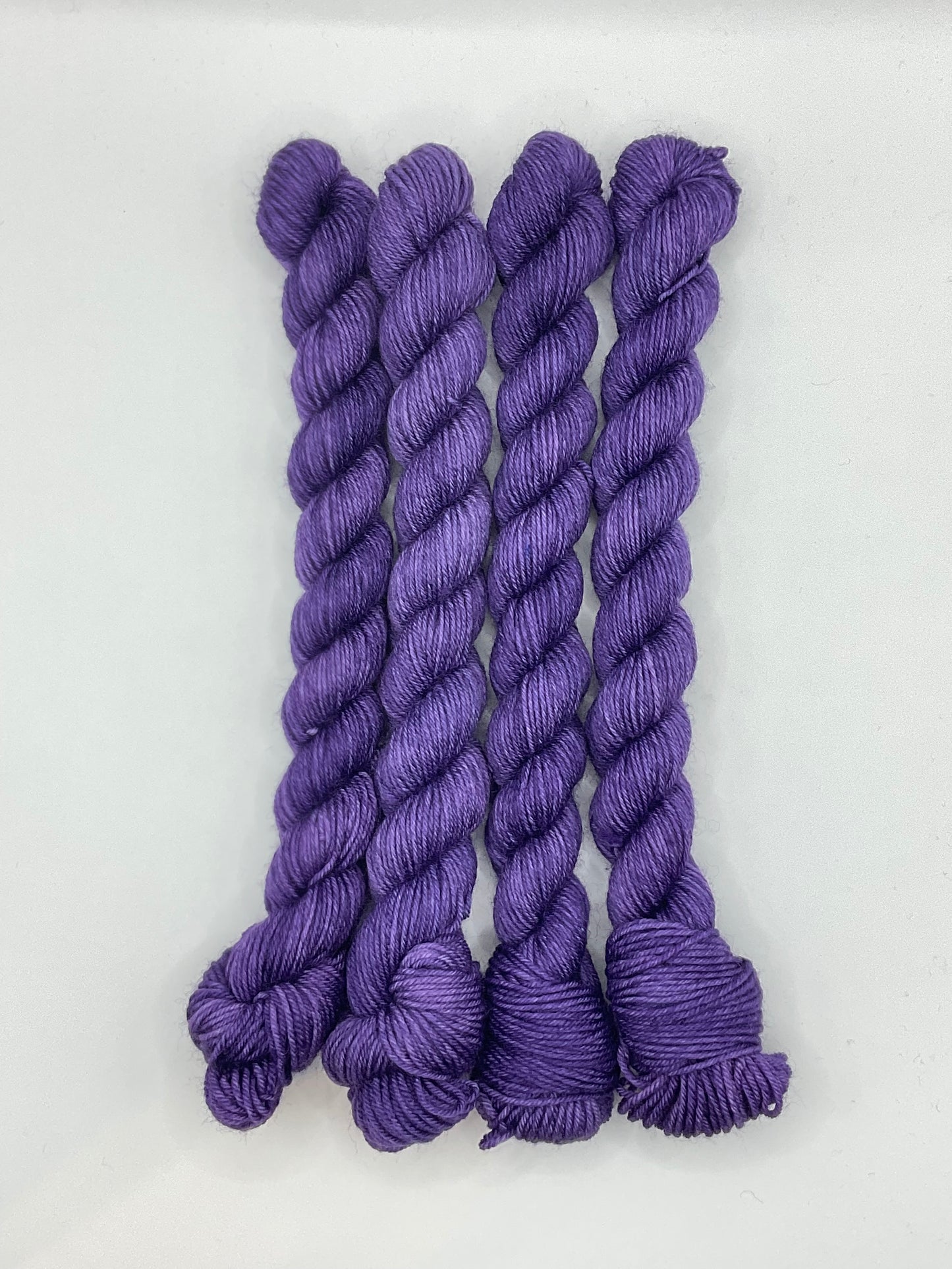 Mini Eggplant Fingering Skein